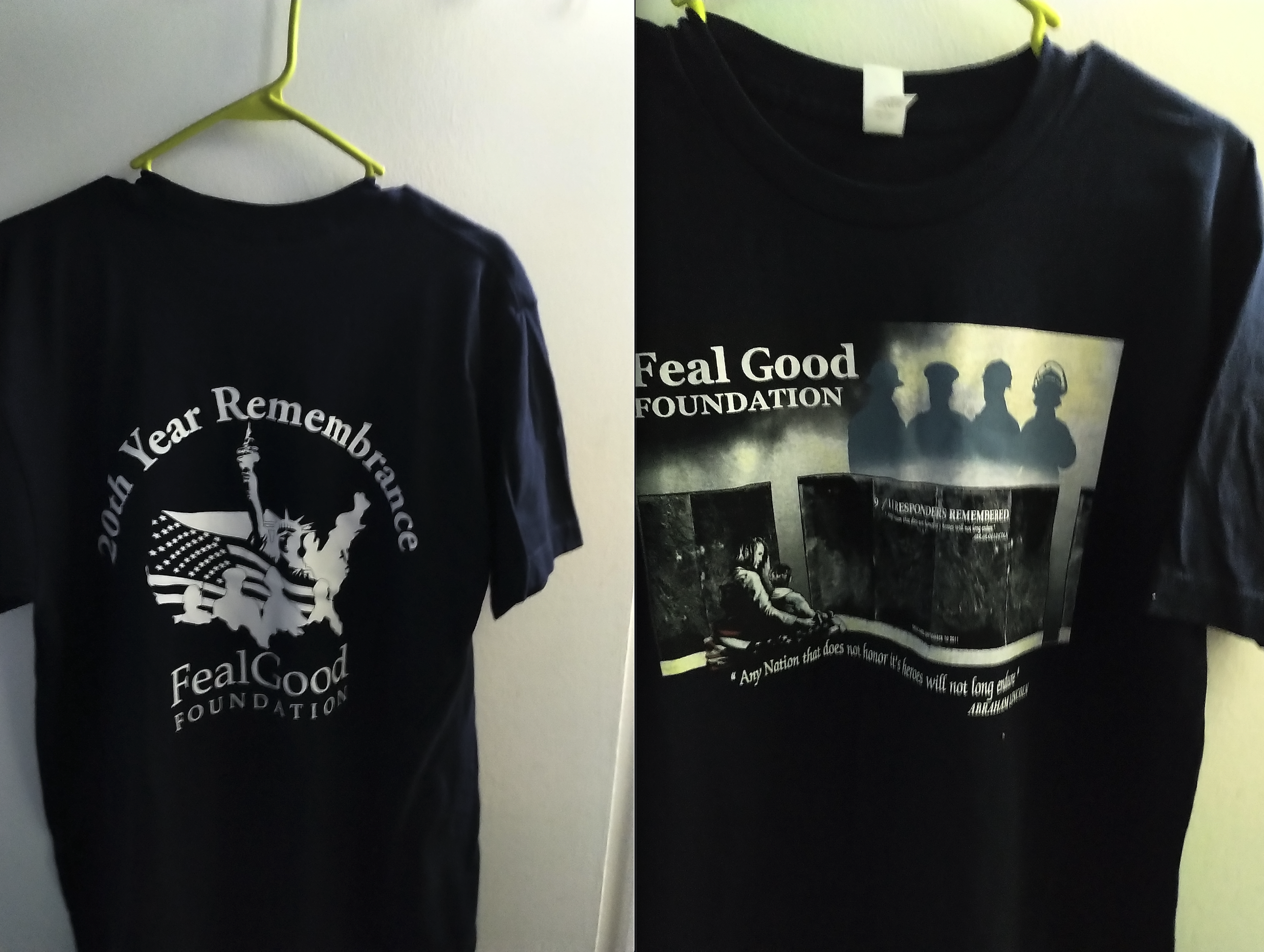 FGF Navy Blue 20th Year Remembrance Shirt