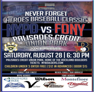NEVER FORGET Heroes Baseball Classic Flyer