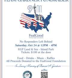 Team Gardner Fundraiser October 24 2026 flyer