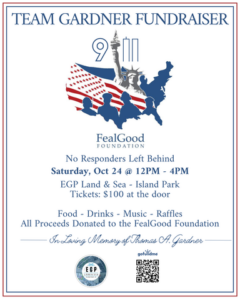 Team Gardner Fundraiser October 24 2026 flyer