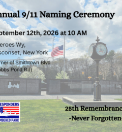 Annual 9/11 Naming Ceremony September 12 2026 flyer