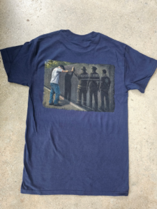 FGF Navy 25 Year Remembrance T-Shirt back